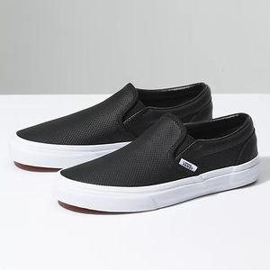 Black and White Vans Shoes